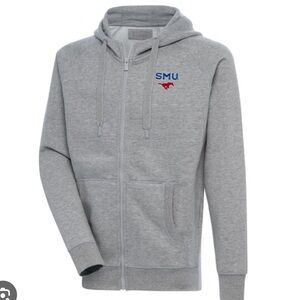 SMU hooded sweatshirt jacket